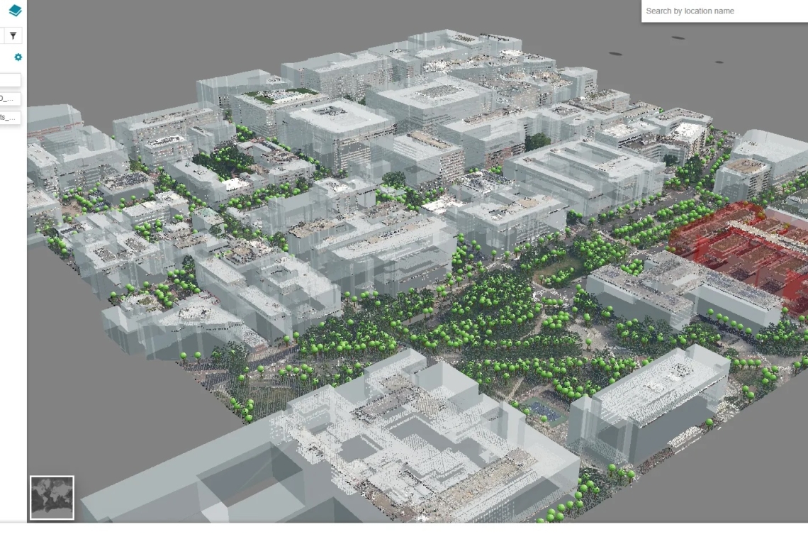 Urban Digital Twin in MapStore from GeoSolutions